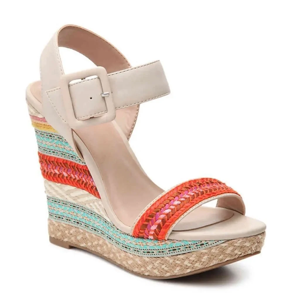 Mix No. 6 - Jordie‎ Platform Wedge Heel Size 8.5.  B60